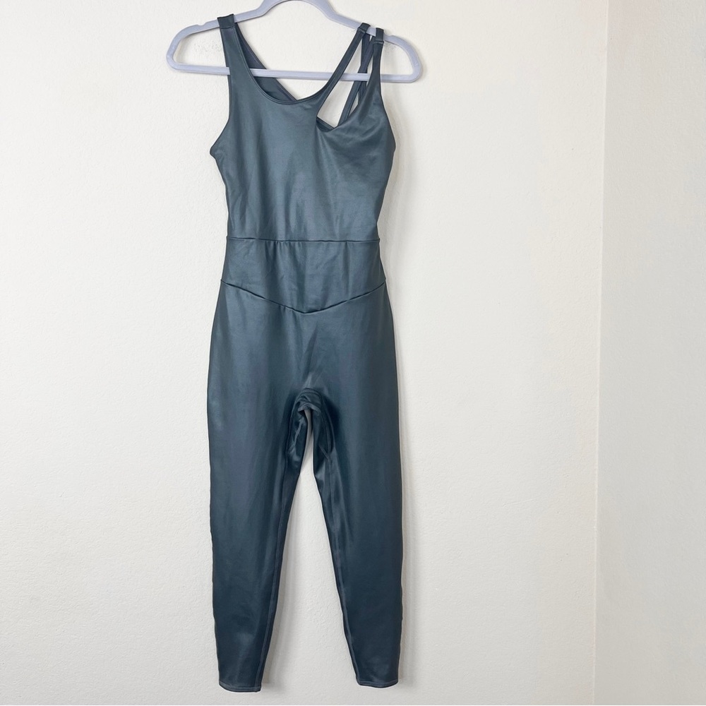 FP Movement by Free People Charcoal Racerback Jumpsuit - Picture 4 of 16